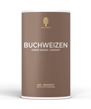 Zellgut organic buckwheat-entire seeds 800g Basic 100% raw food quality Gluten-free From EU organic agriculture Rich in magnesium calcium potassium and iron