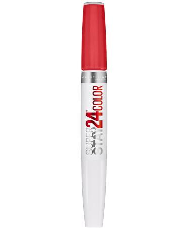 Maybelline New York SuperStay 24 2-Step Liquid Lipstick Makeup  Steady Red-Y  1 kit Steady Red Y 1 Count (Pack of 1)
