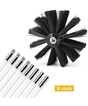 DPD 10 Feet Dryer Vent Cleaner Kit - Flexible Rods & Lint Remover for Effective Dryer Duct Cleaning - Buy Online on SooperMarket.com