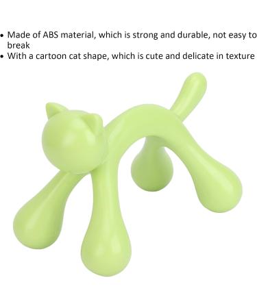 Buy Pressure Point Massager - Kitten Shape ABS Material Deep Tissue Handheld Device (Green) - International Shipping Available - Buy Online on SooperMarket.com