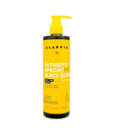 Alaffia Authentic African Scalp Care Shampoo - Tea Tree and Mint - 12 Oz.