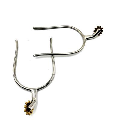 Yes Horse Reit pores Riding Spores High -quality stainless steel cycling spores ball spores Ball spores swan neck spores hammer spores button spores Riffels spores (men 30 plug -in spores of sunshine) men 30 plug -in spores