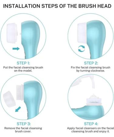 Clarisonic Brush Head Replacements - Compatible with Mia 1/2/Fit, Smart Profile | Deep Pore 2 Pack (2 Count) - Buy Online on SooperMarket.com