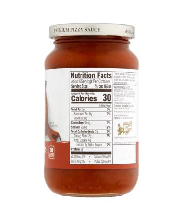 DeLallo Classic Pizzeria-Style Pizza Sauce 14oz Jar - 12-Pack | Authentic Italian Flavor - Buy Online on SooperMarket.com