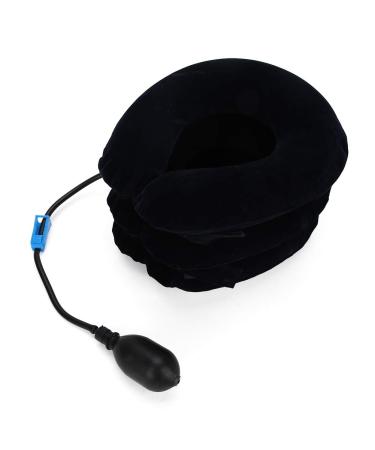 KUIKUI Portable Neck Traction Device Relieve Neck Pain and Fatigue with Ergonomic Design Inflatable Pillow Collar and Adjustable Pressure