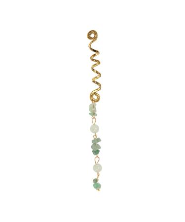 Exquisite Green Hair Dreadlock Jewelry - Large Alloy Braiding Rings (5 Pieces) for Parties | Fast International Shipping - Buy Online on SooperMarket.com