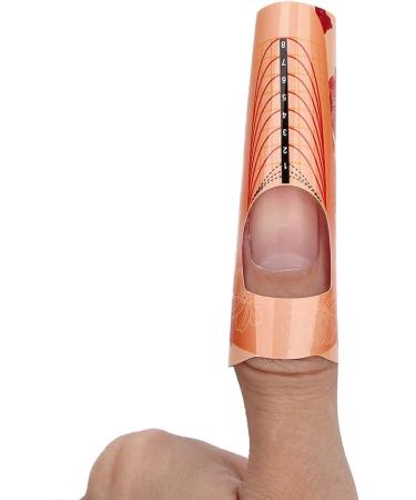 Long Nail Forms Self Adhesive Nail Art Extension Guide Home Salon - Buy Online on SooperMarket.com