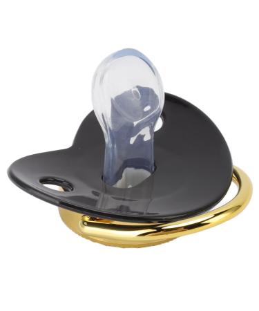 Buy Black Rhinestone Baby Pacifier | Safe Closed Loop Design for 6-18 Months | Jaw Development - Buy Online on SooperMarket.com