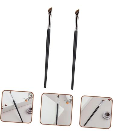 BELLIFFY 2pcs Eyebrow Brush Makeup Brush Eyeliner Brush Slanted Concealer Brush Angled Brush Artificial Fiber - Buy Online on SooperMarket.com