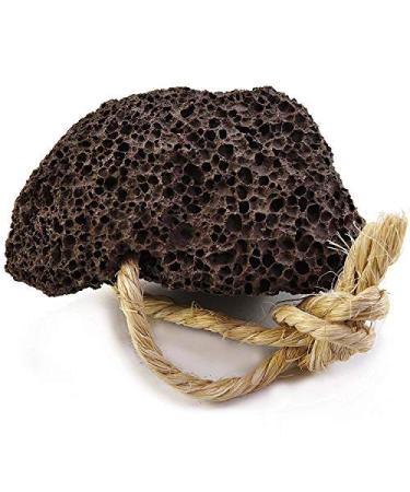 Natural Elephant Natural Volcanic Lava Pumice Stone Callus and Foot Pedicure Rock Scrub Packs (Single Pumice Stone)
