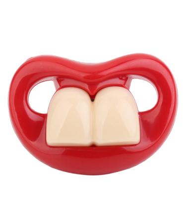 Tiuimk Silicone Baby Pacifier (Crooked Teeth) Non-Toxic and Odorless Orthodontic Nipple Food Grade Material