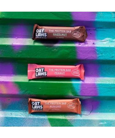 Oatlaws Hazelnut Protein Bar 12-Pack | Gluten-Free 14g Protein No Added Sugar Nutrient-Rich Energy Snack - Buy Online on SooperMarket.com