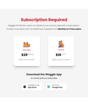 Waggle Lite RV/Dog Safety Sensor | Verizon Cellular | Instant Alerts on Temp & Humidity | Wireless Monitoring System | No WiFi | Subscription Required - Buy Online on SooperMarket.com