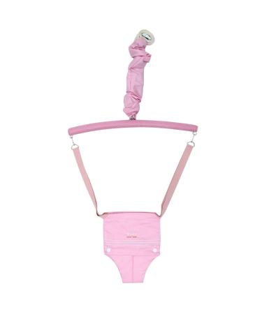 Kisangel Jumper Exerciser Infant Pink Baby Jumper Swing Fabric Toddler Doorway Bumper Over The Door Baby Exerciser Jumper Tool for Toddler Infant Baby Walker Swing