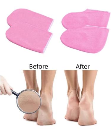 Paraffin Wax Spa Treatment Gloves & Booties - Reusable Heat Therapy Kit for Hands and Feet - Buy Online on SooperMarket.com