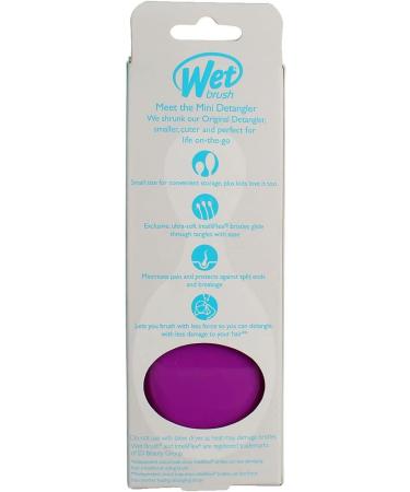 Buy Wet Brush Mini Detangler Brush in Purple - Tangle-Free Solution | 1 Brush - Buy Online on SooperMarket.com