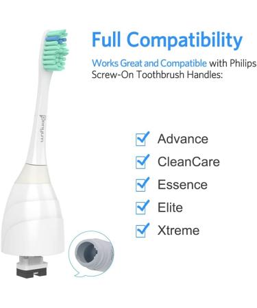 Senyum Replacement Heads for Philips Sonicare E-Series Toothbrush - 4 Pack - Buy Online on SooperMarket.com