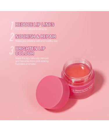 Ofanyia Lip Sleeping Mask Reduce Lip Wrinkle Line Day and Night Repair Lip Balm for Dry Chapped Cracked Dry Lips Moisturizing & Hydrating Lip Mask for Women Men (Berry) - Buy Online on SooperMarket.com