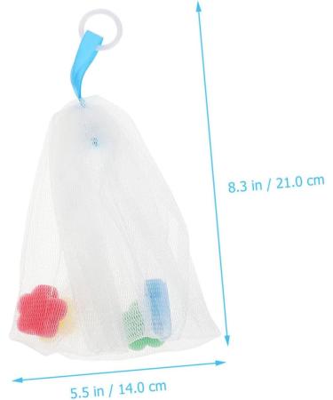 Healeved 16 Pcs Foaming Net Exfoliating Soap Saver Soap Saver Pouch Mesh Soap Pouch Purpose Soap Pe - Buy Online on SooperMarket.com