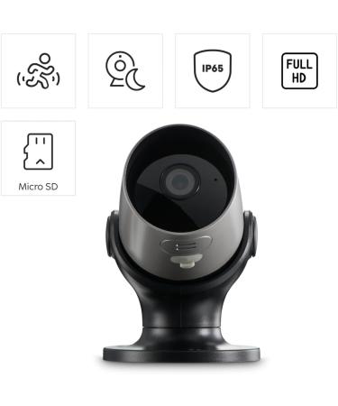 Buy Hama WLAN Outdoor Monitoring Camera - 1080p Night Vision 2-Way Audio Motion Detector - Weatherproof Security Camera - International Shipping - Buy Online on SooperMarket.com