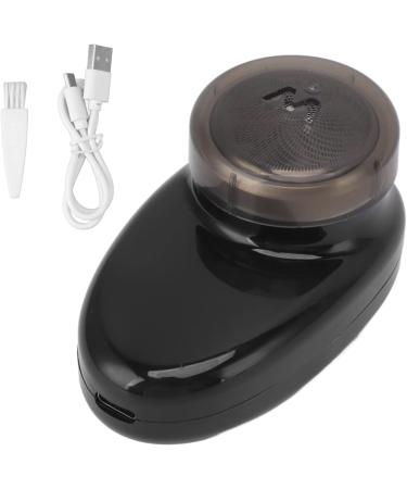 Mini Electric Beard Trimmer Rotating Blade Hair Trimmer USB Charging Portable Trimmer Black - Buy Online on SooperMarket.com