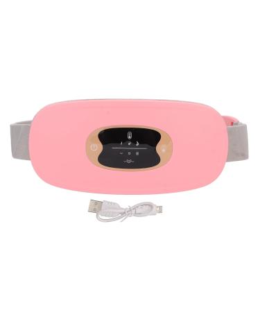 Shop Menstruation Heating Belts - 3 Temperature Levels Fast Warming & Vibration | Comfortable Portable Pink Abdominal Heating Pillow for Women & Girls - Buy Online on SooperMarket.com