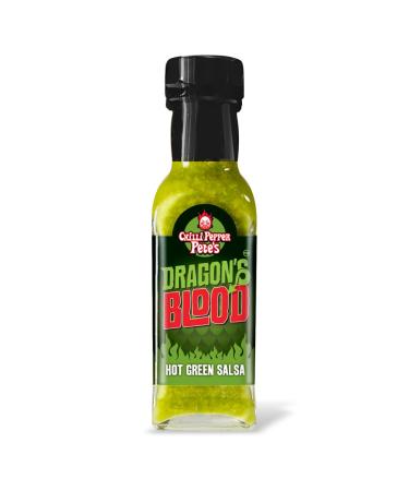 Chilli Pepper Pete's Dragon's Blood Hot Green Salsa - 100 ml