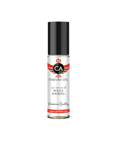 CA Perfume Impression of Rouge Smoking For Women & Men Body Oil Dupes Roll-On 0.3 Fl Oz/10ml