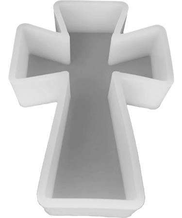 Cross Pendant Silicone Car Freshie Mold - Ideal for Aroma Beads, Soap, Resin, Candles | CFM004 - Buy Online on SooperMarket.com
