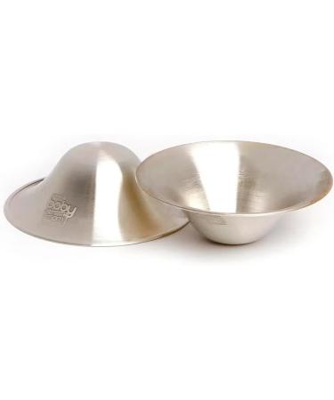 ebebek 999 Pure Sterling Silver Nursing Cups for Sore Breasts - Nickel-Free Breast Shields for Newborns & Breastfeeding Moms - Buy Online on SooperMarket.com