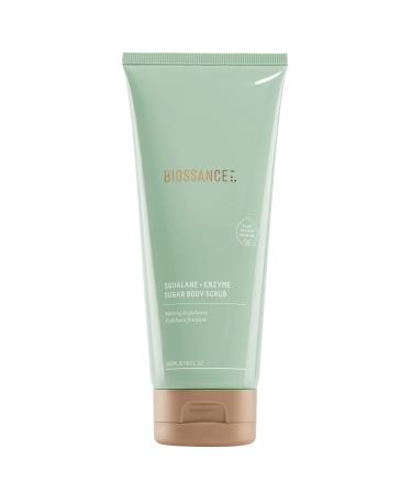 Biossance Squalane + Enzyme Sugar Body Scrub. A Powerful Yet Gentle Exfoliator with Pomegranate Enzymes to Smooth  Soften and Hydrate without Stripping Skin (6.76 fl oz)