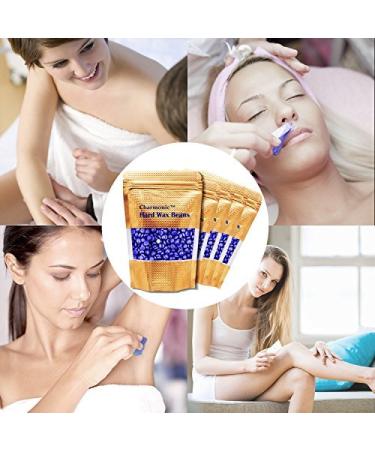 Charmonic 17.5 Oz Hard Body Hair Wax Beans for Men and Women - Lavender Depilatory Wax Beads - 500g/1.1 lb - Buy Online on SooperMarket.com