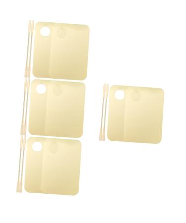 Balacoo 8 Sets Color Palette Palette Makeup Artist Tool Nail Scraper Korean Makeup Spatula Paint Pallet Nail Mixing Plate Color Mixing Palettes Makeup Hand Palette Pigment Acrylic Make up