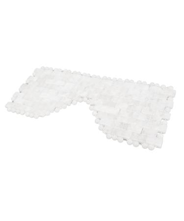 Jade Eye Mask - White Stone Sleep Mask for Puffy Eyes & Anti-Aging Care | International Shipping Available - Buy Online on SooperMarket.com