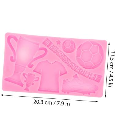 Toddmomy Sports Ball Jelly Trophy Mold Silicone Adorable Cookie Mold Silica Gel Pink Paper Cup Sport Balls aldult Soccer Shoes epoxy Resin Cookie Making molds Trophy Tool - Buy Online on SooperMarket.com