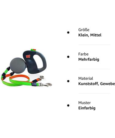 Voarge Automatic Dog Running Leash | Double Leash for 2 Small & Medium Dogs | No Tangle Design - Buy Online on SooperMarket.com