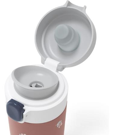Monbento Kids Insulated Water Bottle - 12 Oz - Leakproof - Hot/Cold 12 Hours - BPA-Free - Pink Cinnamon Fox - Buy Online on SooperMarket.com