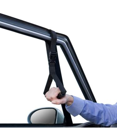 Adjustable Auto Grab Handles for Elderly - 2pcs Non-Slip Car Safety Assist Device (Black) - Buy Online on SooperMarket.com
