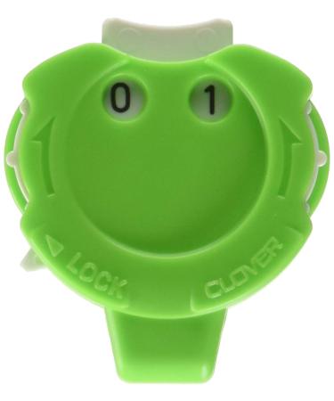 Clover Knitting Stitch Counter Mini Kacha-Kacha Green 1 x 1
