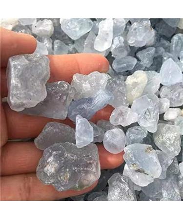 raw Minerals Crystals Natural Sky Blue Celestite Rough Gemstone 100g FUZEGRDLI - Buy Online on SooperMarket.com