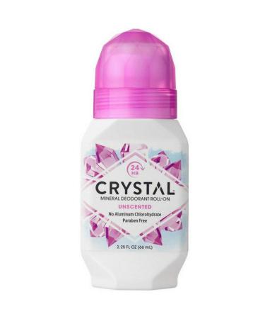 Crystal Mineral Body Deodorant Roll-On Unscented 2.25 Fl Oz (Pack of 6) 2.25 Fl Oz (Pack of 6) Unscented