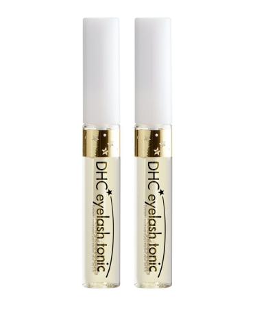 DHC Eyelash Tonic 2 pack Strenghtening and Conditioning Eyelash Gel Prevents Breakage Ideal for brittle lashes or post-extension care 0.21 fl. oz.