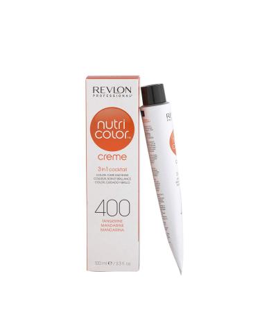 Buy REVLON PROFESSIONAL Nutri Color Creme 400 Tangerine 100 ml Vibrant Hair Color for All Hair Types | International Shipping Available - Buy Online on SooperMarket.com
