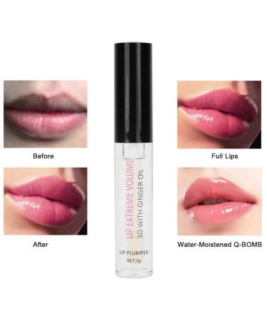 Lip Plumper Gloss - Deep Moisturizing Balm Serum for Enhanced Elasticity & Fine Line Reduction | Hydrating Lip Care - Buy Online on SooperMarket.com
