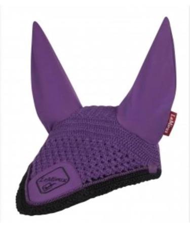 LeMieux Classic Crochet Fly Hood with Comfortable Lycra Ears - Sport Horse Wear for Competitive Rider Medium Mulberry - Buy Online on SooperMarket.com
