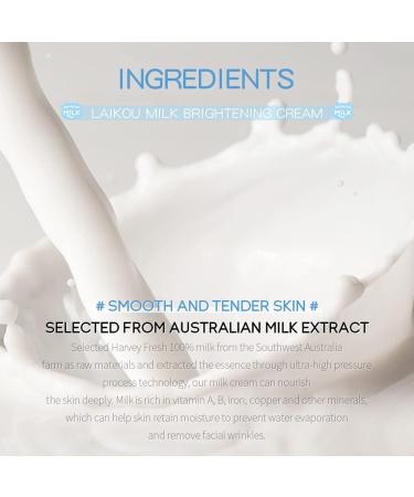 MIESCHER Face Milk Cream - Moisturizing Day & Night Cream for Women - Hydrating, Repairing, and Brightening Skin - Buy Online on SooperMarket.com