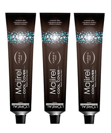 Loreal 3 Pack Loreal Majirel Cool Cover 50ml 8 11 CC Light Blonde Deep Ash