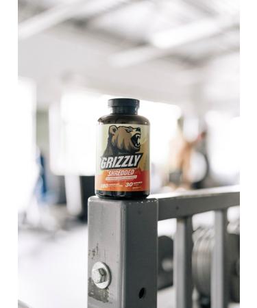 GRIZZLY SHREDDED Thermogenic Fat Burner Energy Lean Muscle Caffeine HMB - Buy Online on SooperMarket.com