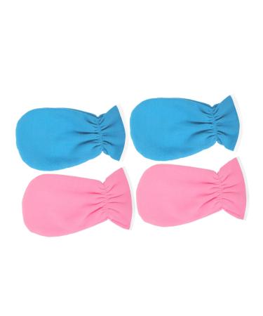 2 Pairs Hand Care Paraffin Wax Gloves Hand Moisturizing Gloves Hand Gloves Moisturizing Spa Gloves Hand Healing Gloves Hand Spa Gloves Paraffin Wax Wax Spa Gloves Flannel HAPINARY
