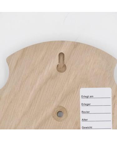 Buy 5-Piece REH Trophy Signs - Light Oak 21x13 cm with Pine Compartment | International Shipping Available - Buy Online on SooperMarket.com